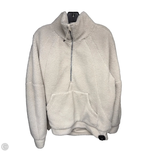 Jacket Faux Fur & Sherpa By Lululemon In Cream, Size: M