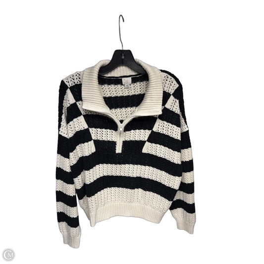 Sweater By A New Day In Black & Cream, Size: Xxl