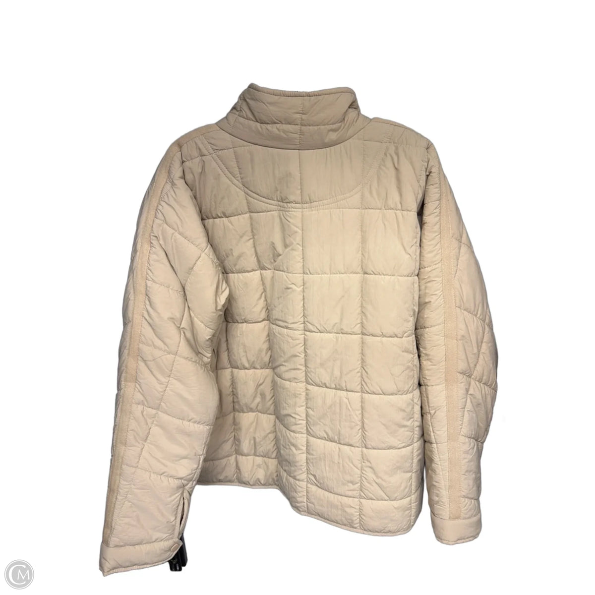 Jacket Puffer & Quilted By Clothes Mentor In Tan, Size: L