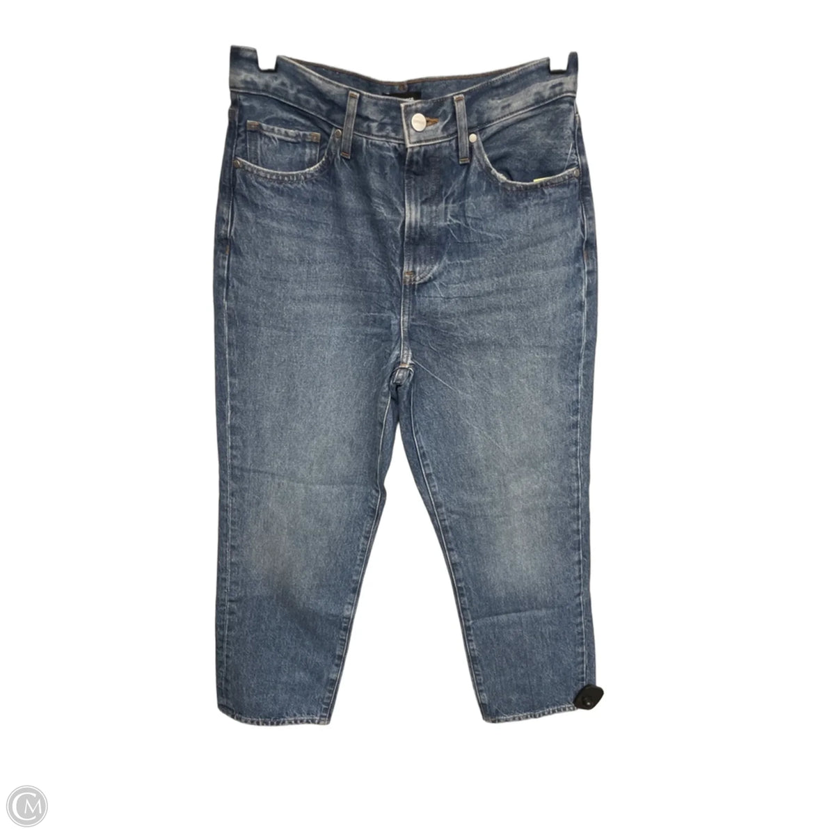 Jeans Straight By Express In Blue Denim, Size: 4