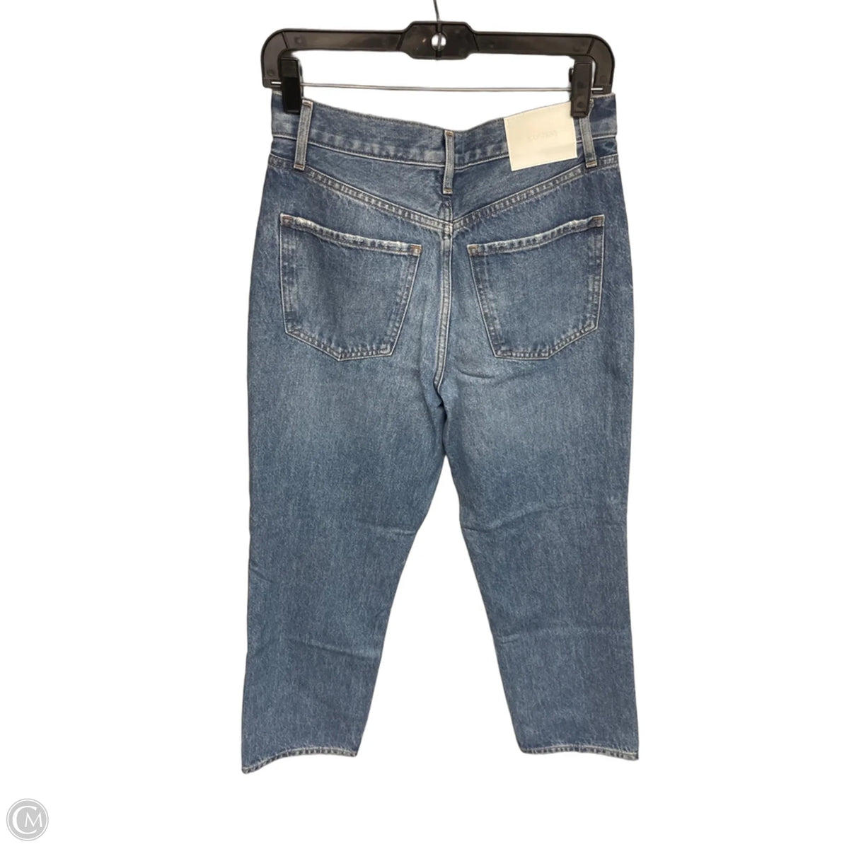 Jeans Straight By Express In Blue Denim, Size: 4