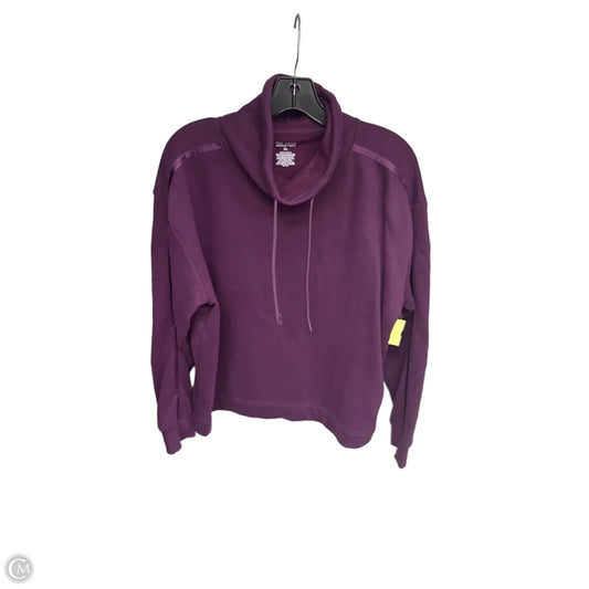 Athletic Sweatshirt Collar By Tek Gear In Purple, Size: Xl