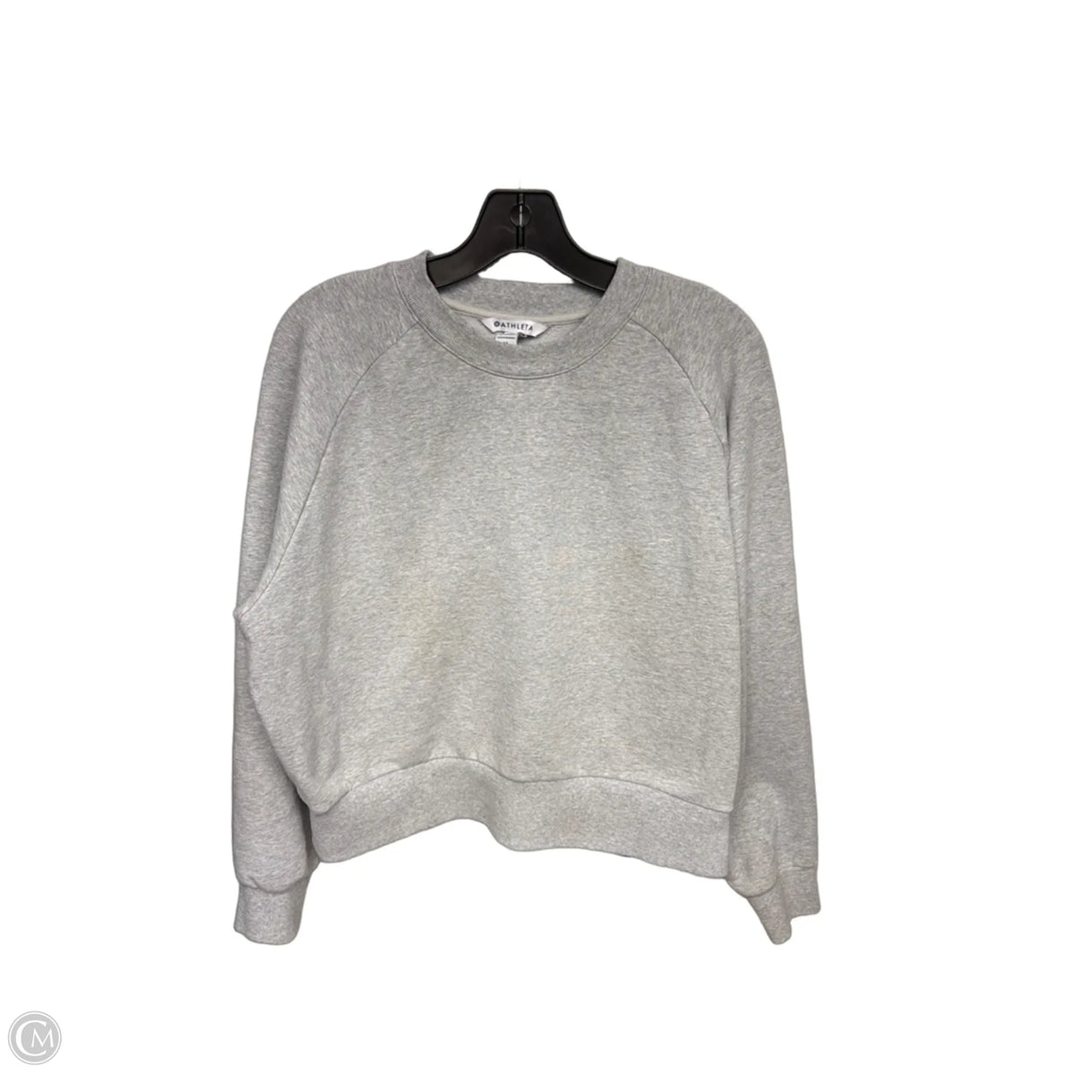 Athletic Sweatshirt Crewneck By Athleta In Grey, Size: M