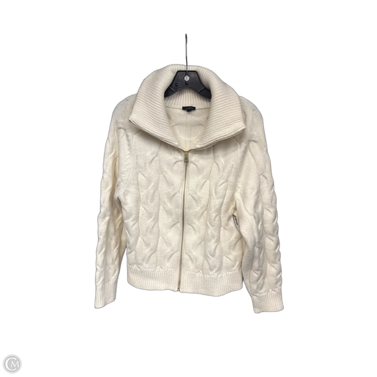 Sweater By Talbots In Cream, Size: L
