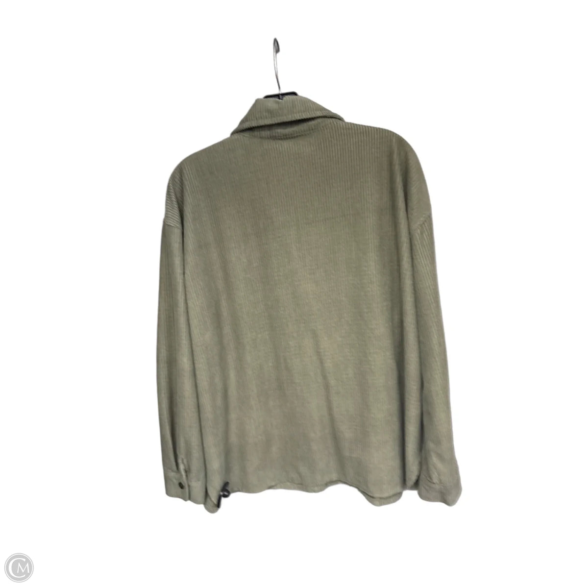 Top Long Sleeve By Workshop In Green, Size: Xl