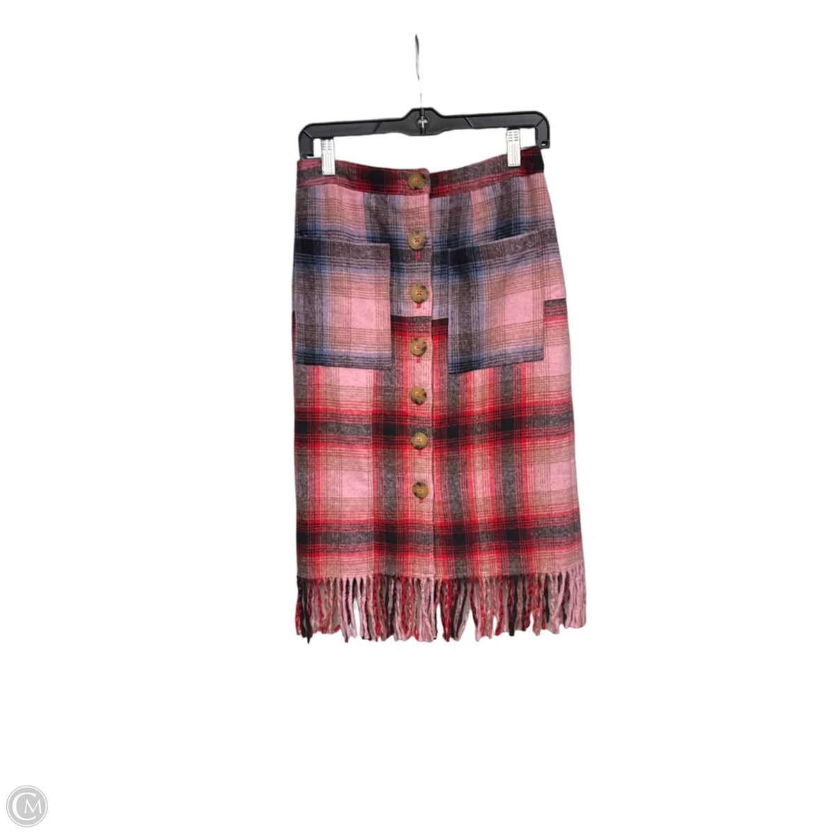 Skirt Midi By Maeve In Plaid Pattern, Size: 4