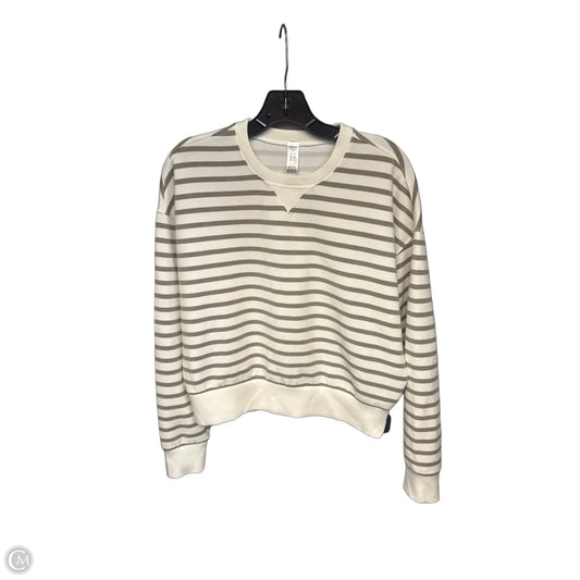 Top Long Sleeve By Spanx In Striped Pattern, Size: Xs