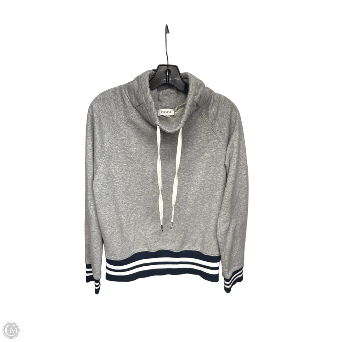 Sweater By Evereve In Blue & Grey, Size: M