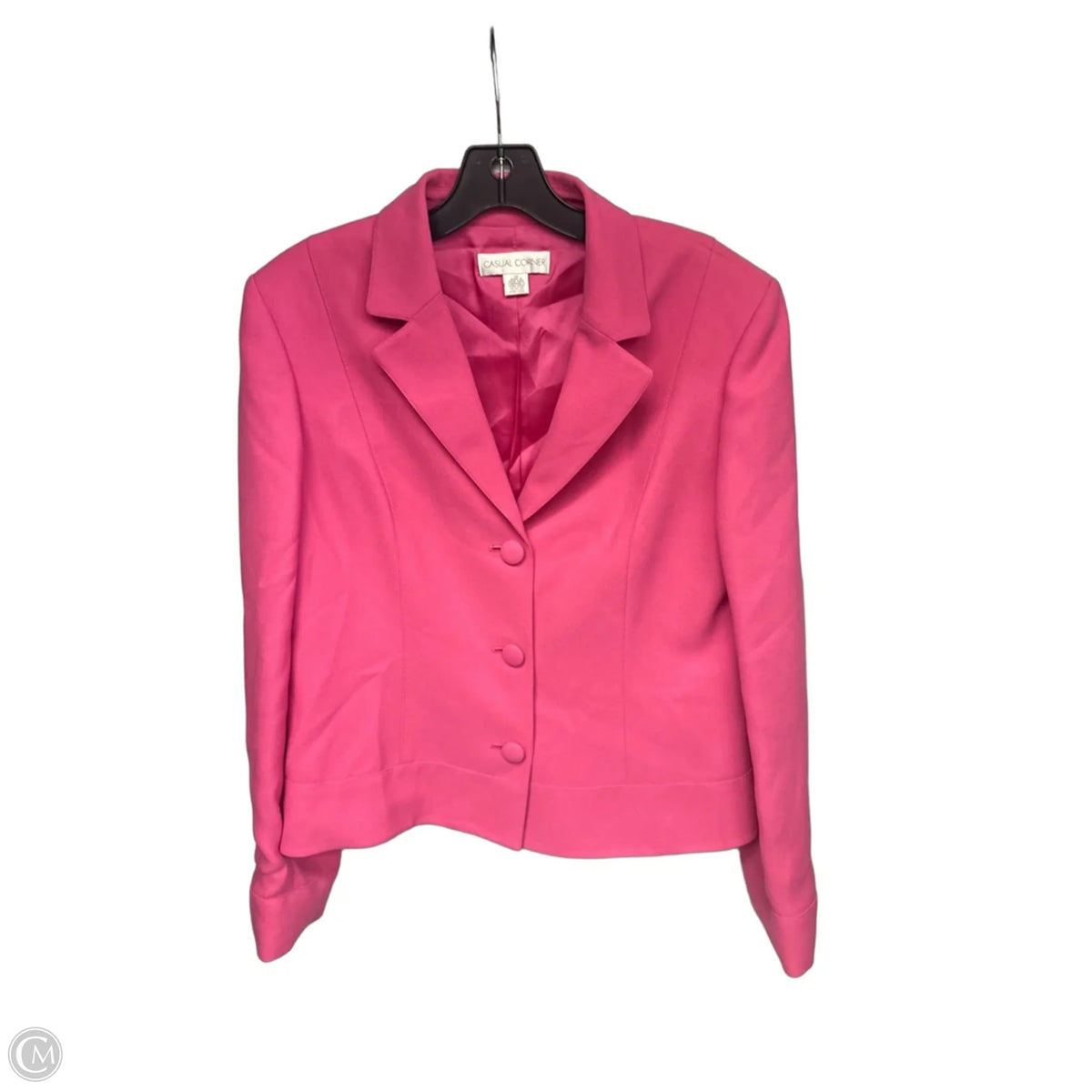 Blazer By Casual Corner In Pink, Size: 14