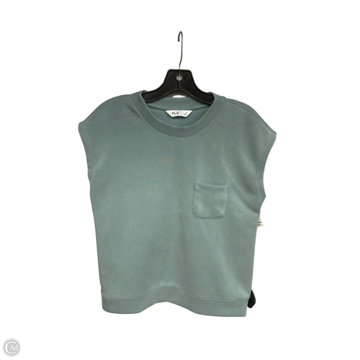 Top Sleeveless By Flx In Green, Size: S