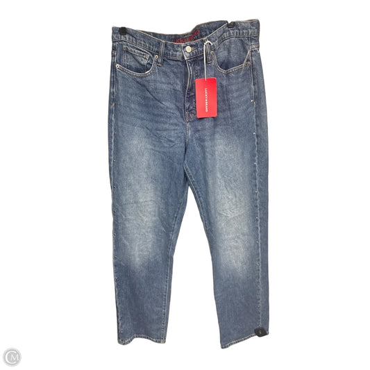 Jeans Straight By Lucky Brand In Blue Denim, Size: 14