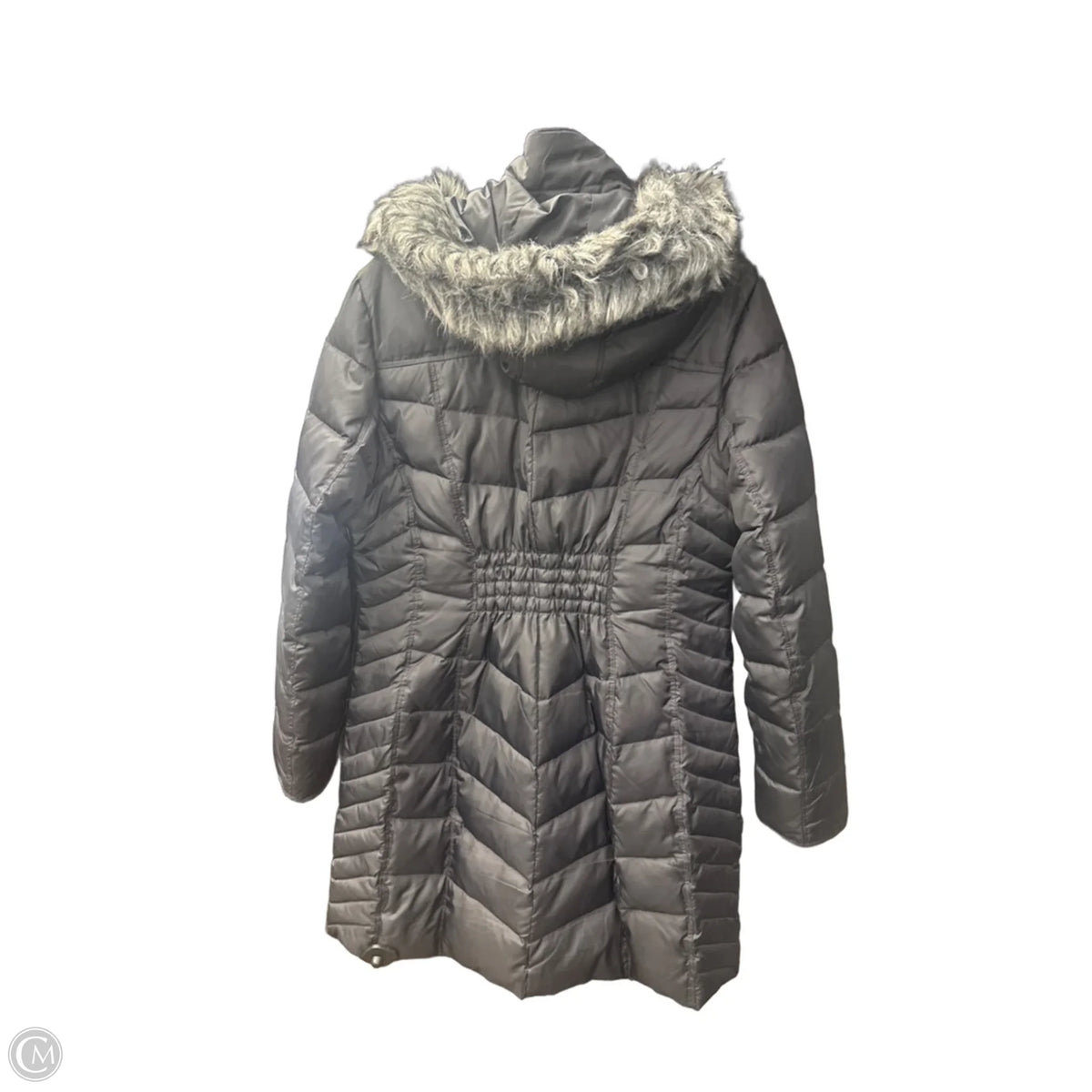 Coat Parka By Michael By Michael Kors In Grey, Size: L