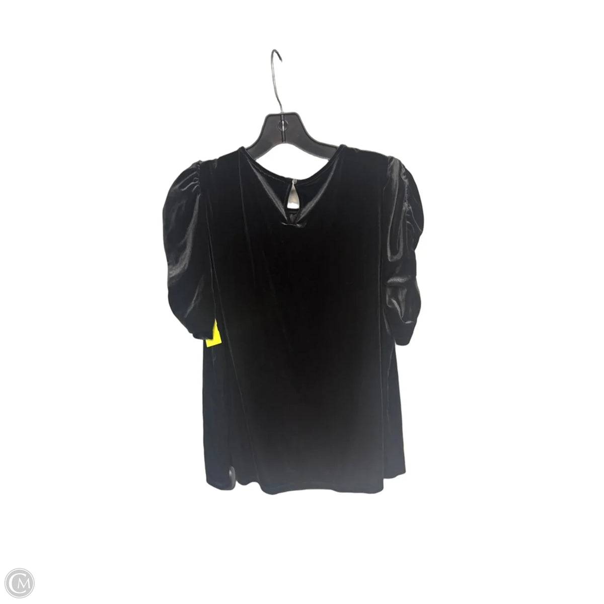 Top Short Sleeve By Loft In Black, Size: L
