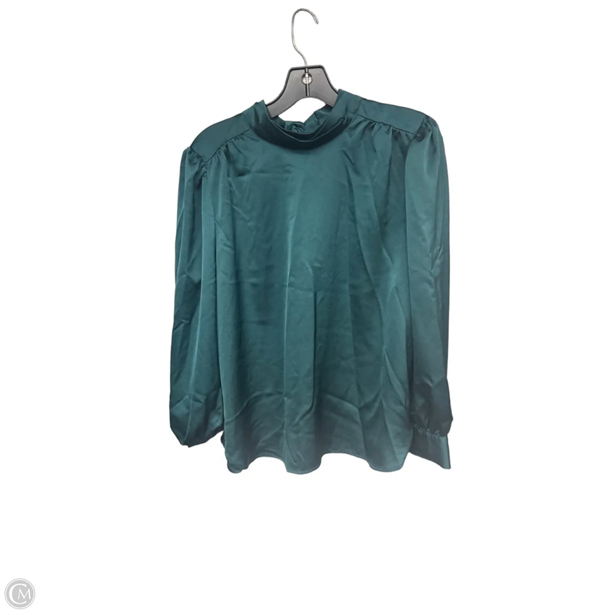 Blouse Long Sleeve By Loft In Green, Size: Lp