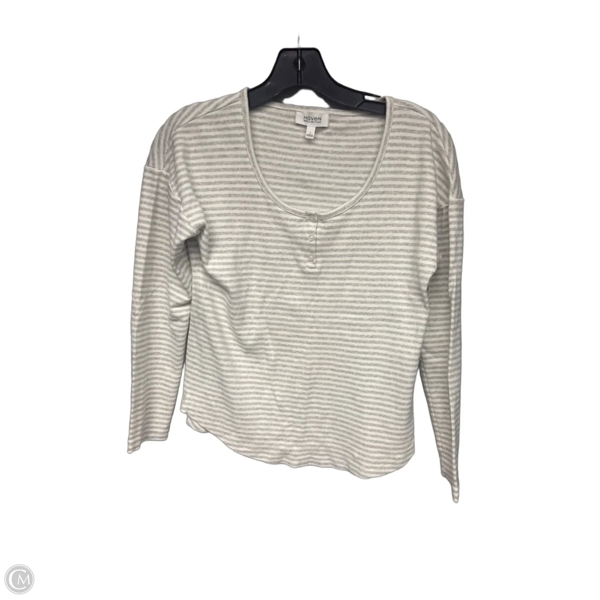 Top Long Sleeve By Have In Striped Pattern, Size: S