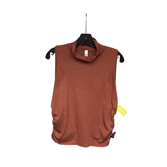 Top Sleeveless By Lululemon In Orange, Size: Xl
