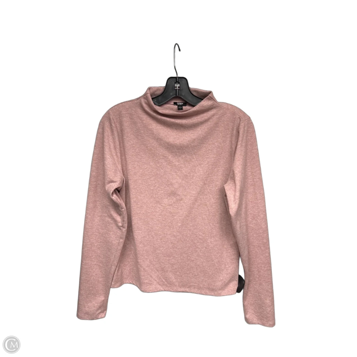 Top Long Sleeve By Express In Pink, Size: L