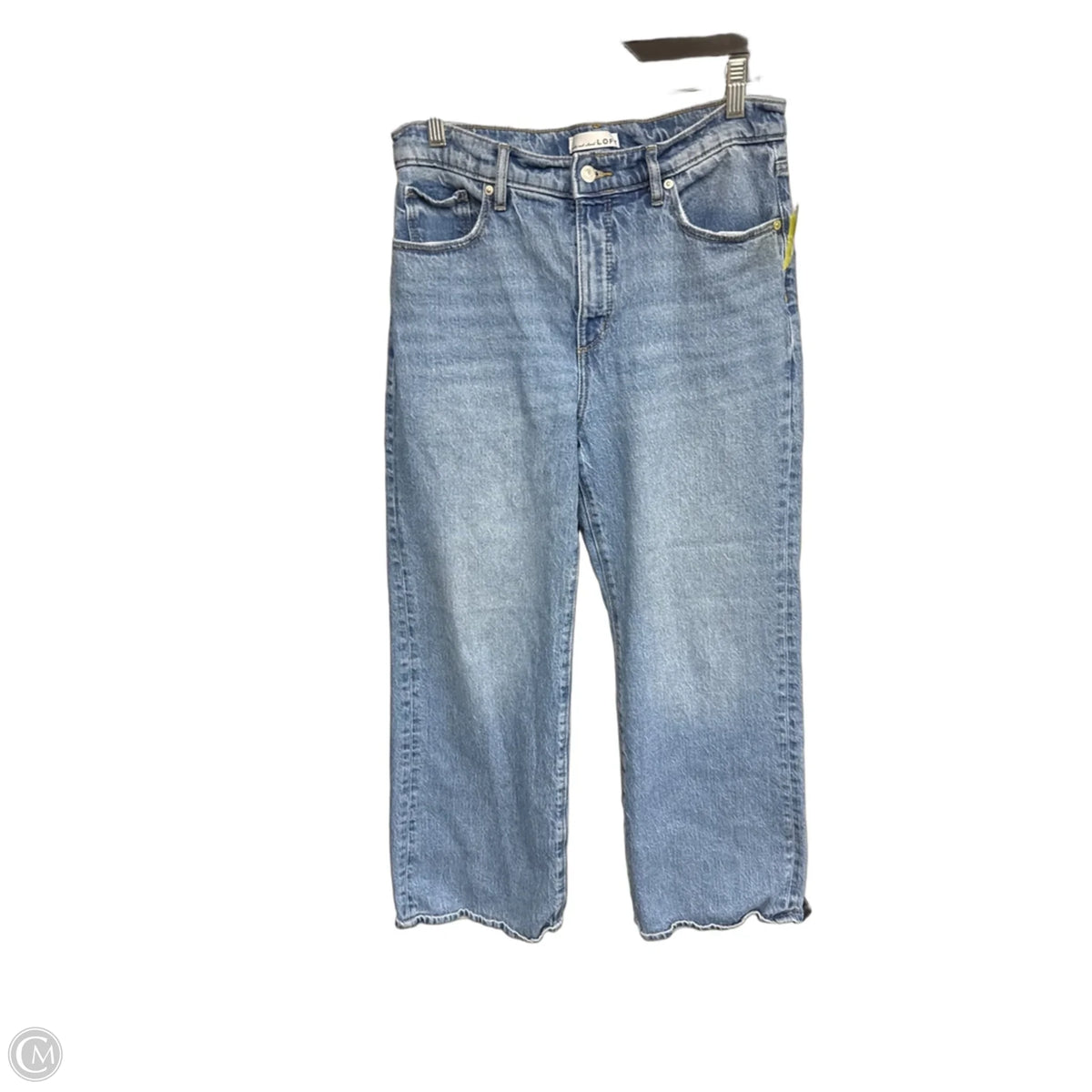 Jeans Straight By Loft In Blue Denim, Size: 8