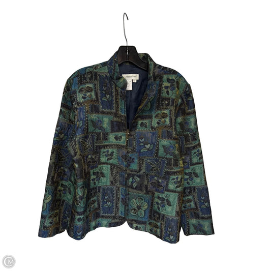 Blazer By Cole In Green & Grey, Size: M