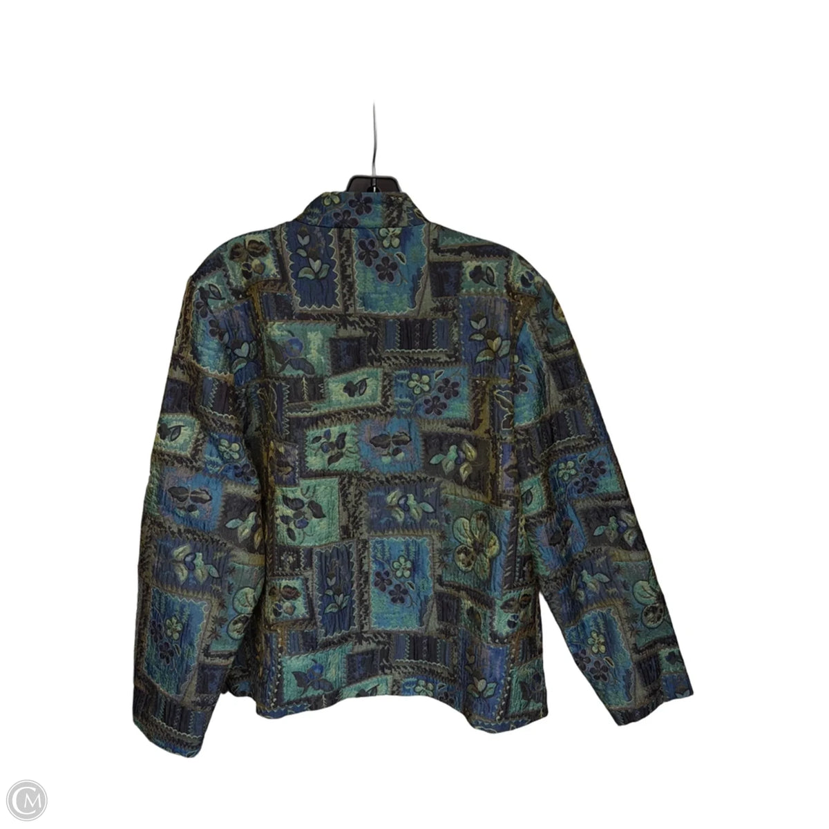 Blazer By Cole In Green & Grey, Size: M