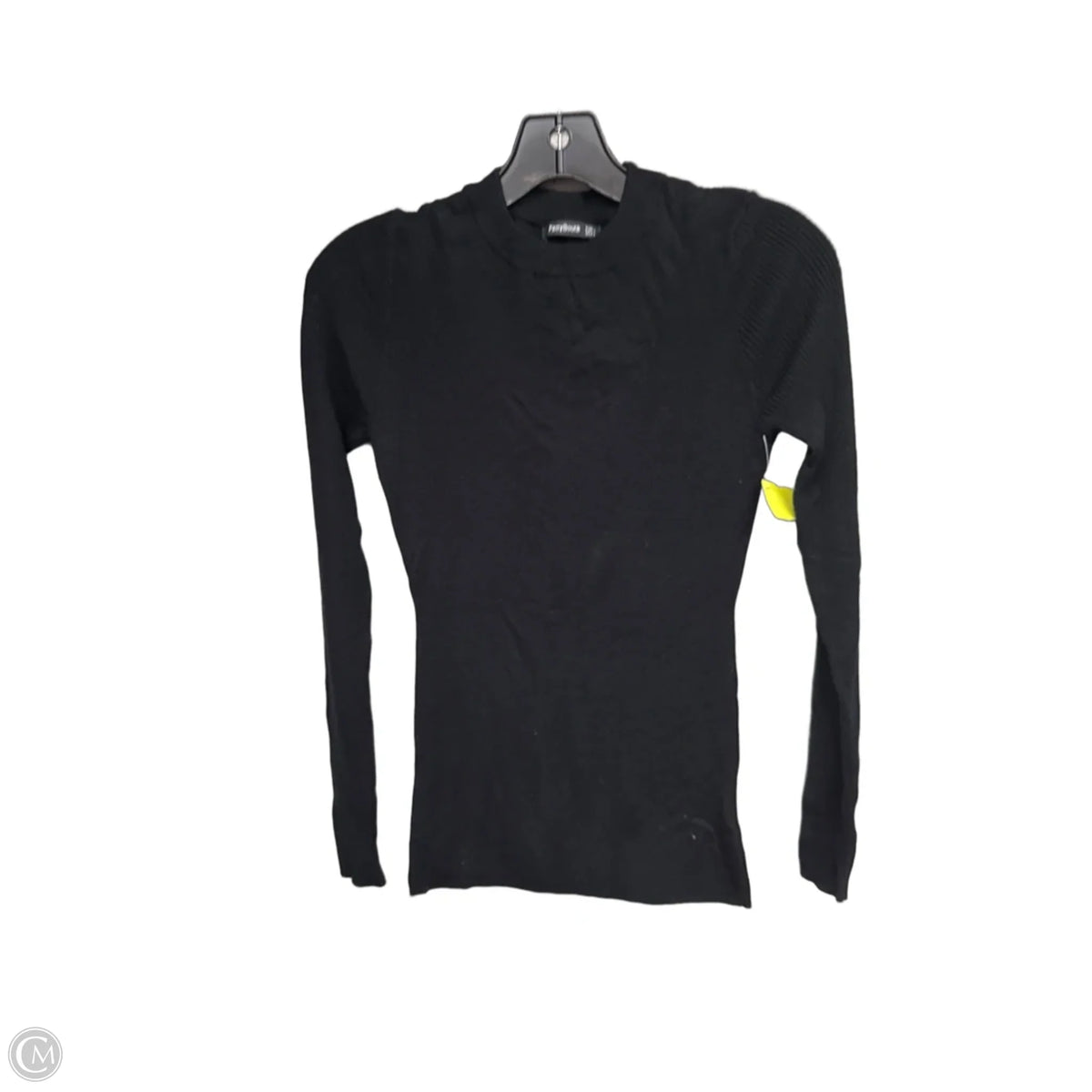 Top Long Sleeve By Clothes Mentor In Black, Size: S