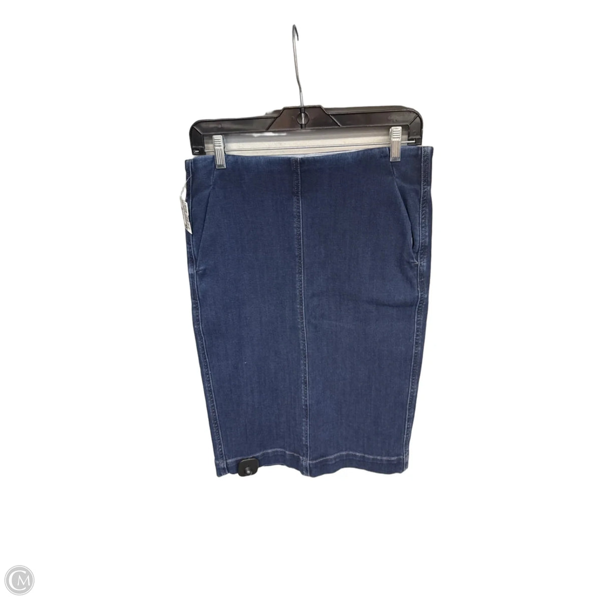 Skirt Midi By Loft In Blue Denim, Size: 6