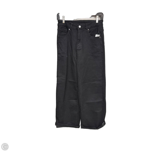Jeans Wide Leg By Clothes Mentor In Black Denim, Size: S