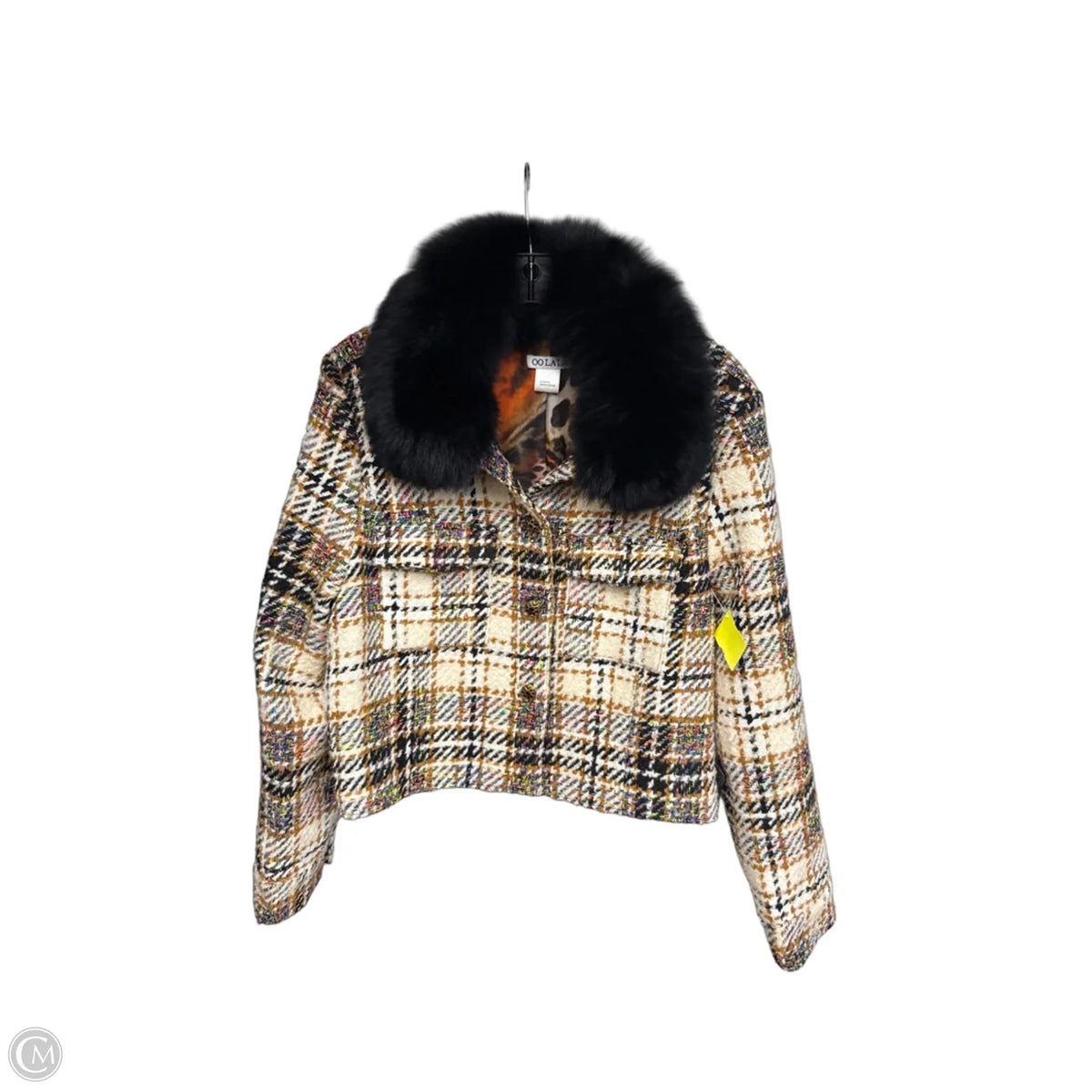 Coat Other By Cma In Plaid Pattern, Size: L
