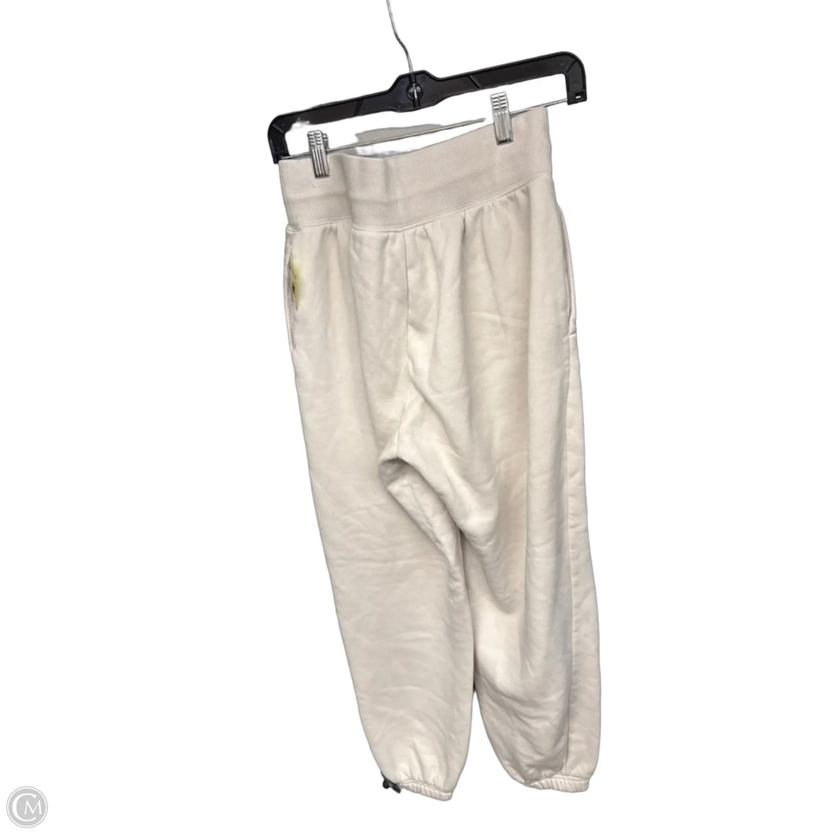 Athletic Pants By Nike In Cream, Size: S