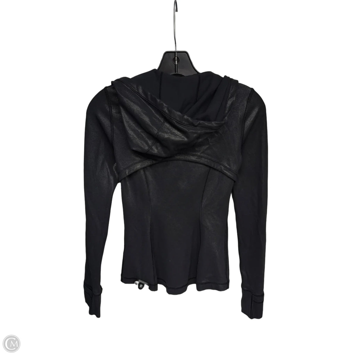 Athletic Jacket By Lululemon In Black, Size: 2