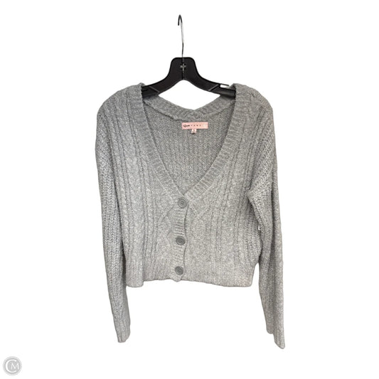 Cardigan By Clothes Mentor In Grey, Size: S