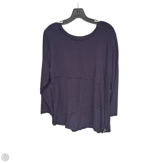 Tunic Long Sleeve By Cj Banks In Purple, Size: 2x