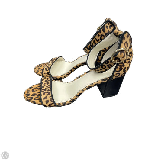 Shoes Heels Block By 1901 In Animal Print, Size: 8.5