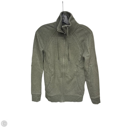 Athletic Jacket By Lululemon In Green, Size: 4