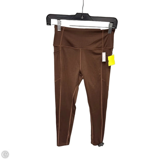 Athletic Leggings By Victorias Secret In Brown, Size: 4