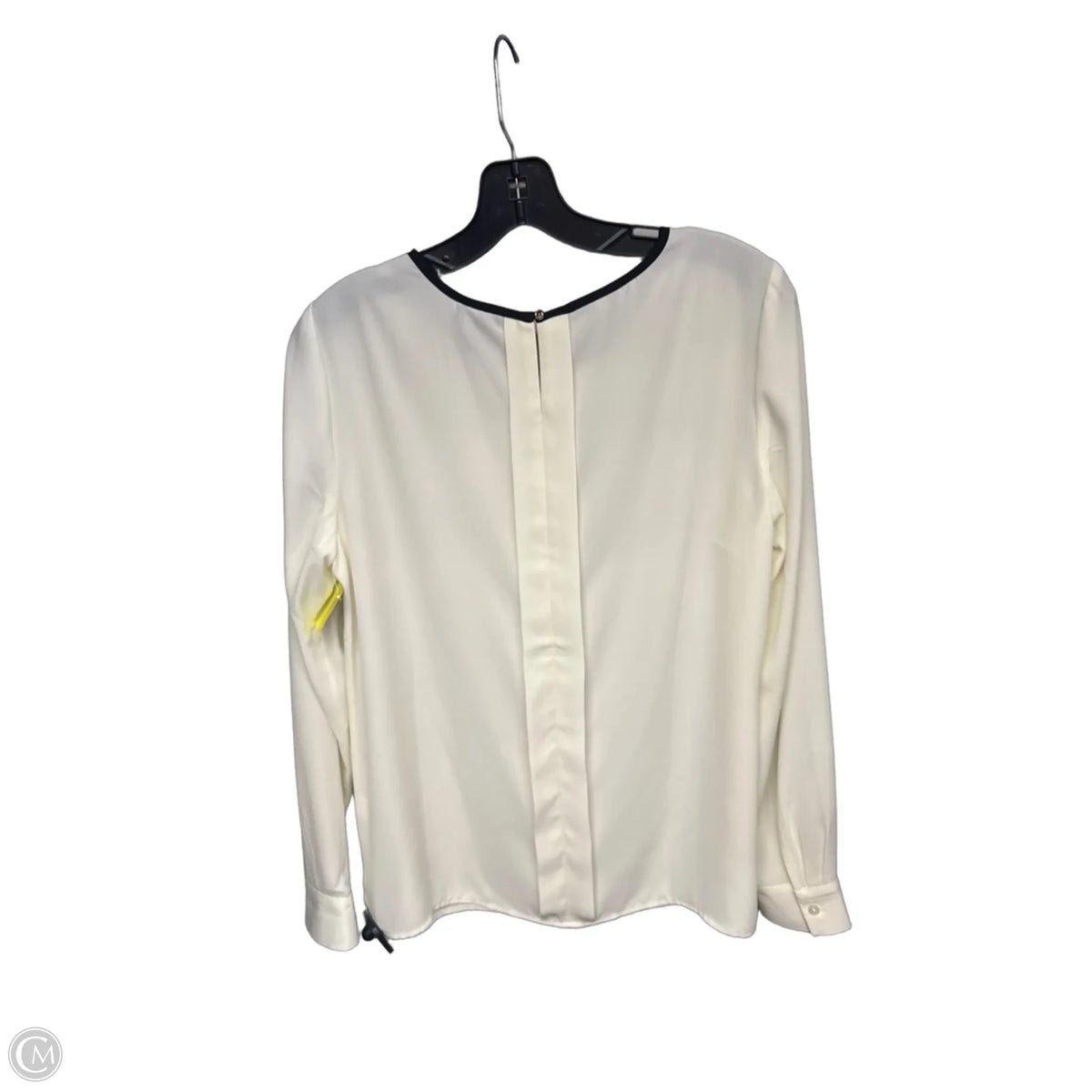 Blouse 3/4 Sleeve By Talbots In Cream, Size: S