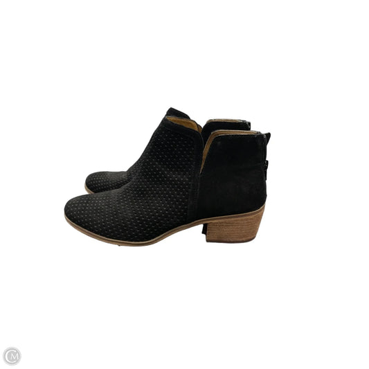 Boots Ankle Heels By Susina In Black, Size: 10