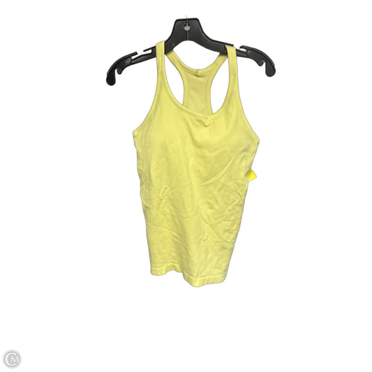 Athletic Tank Top By Clothes Mentor In Yellow, Size: L