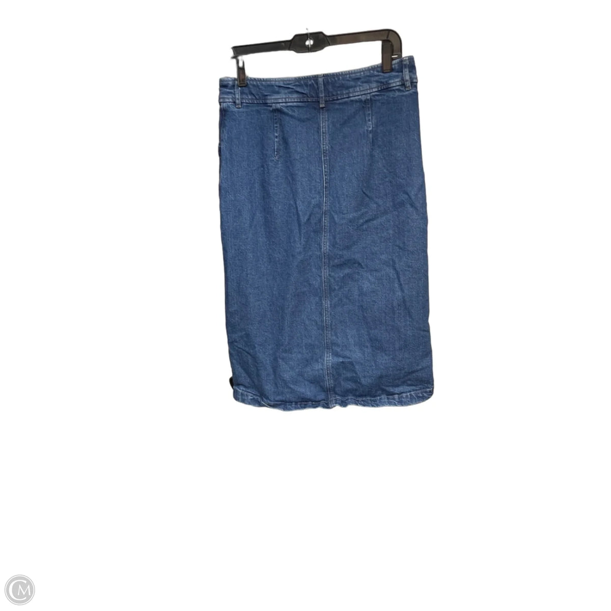 Skirt Midi By Loft In Blue Denim, Size: 8p