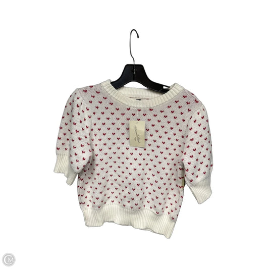 Sweater By Universal Thread In Red & White, Size: S