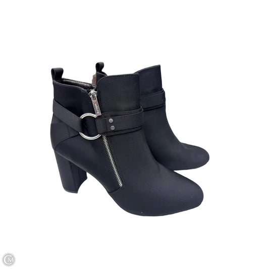 Boots Ankle Heels By Unisa In Black, Size: 11