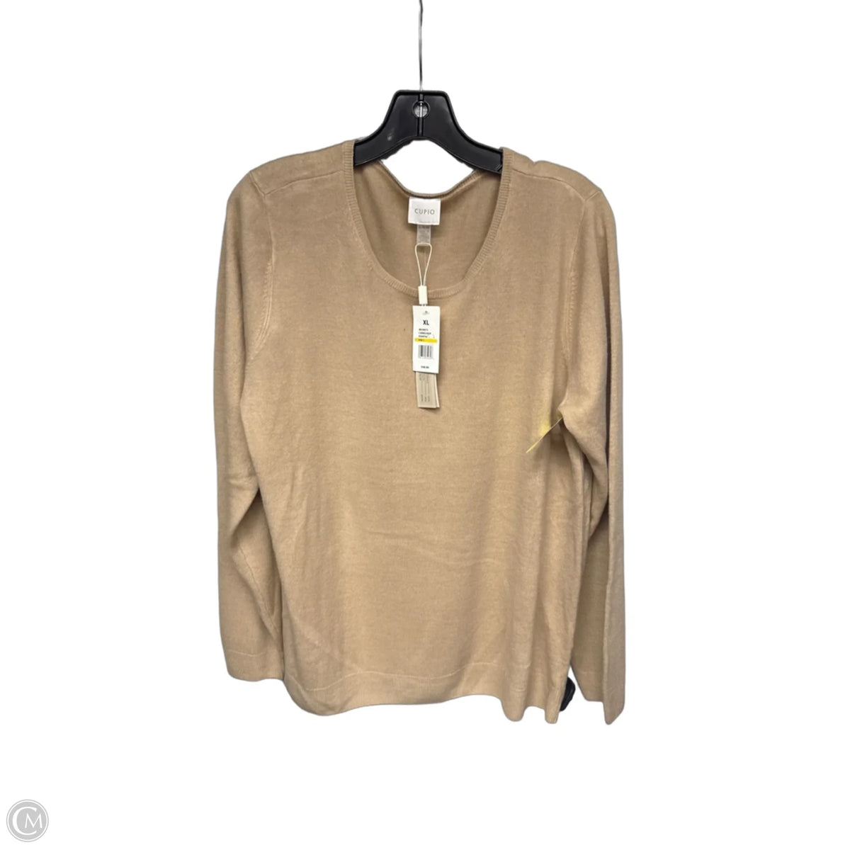 Sweater By Cupio In Tan, Size: Xl