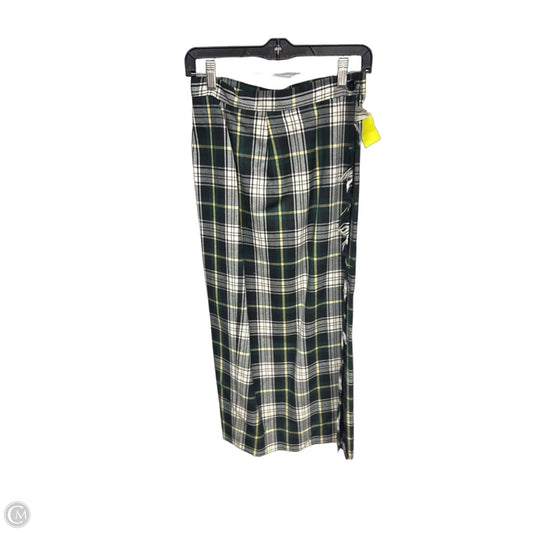 Skirt Maxi By Talbots In Plaid Pattern, Size: 8