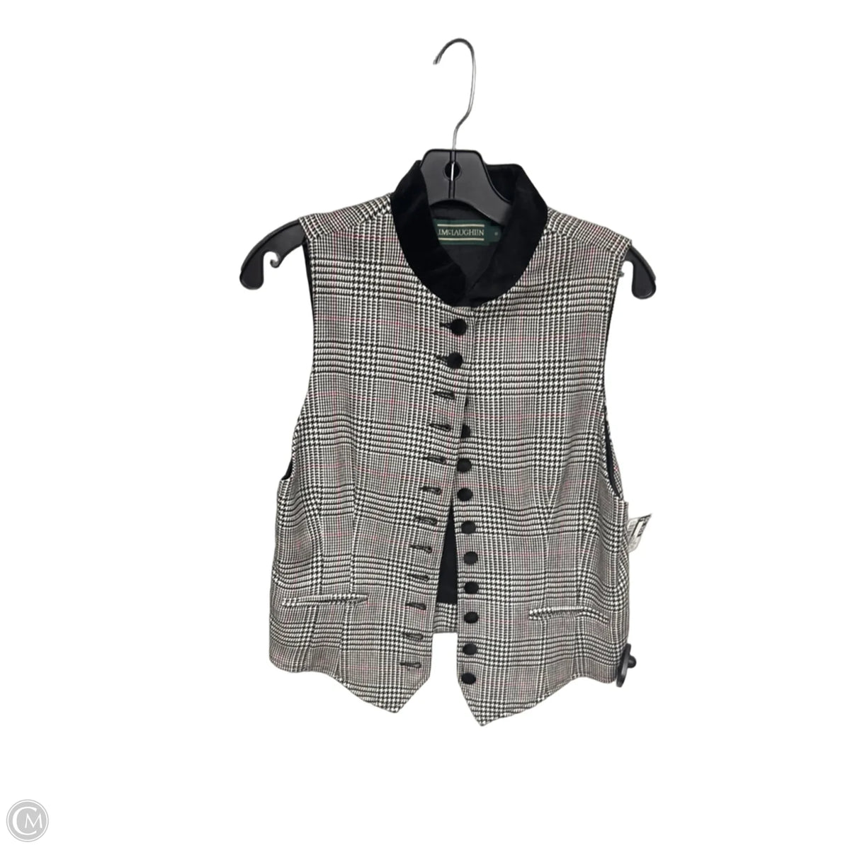 Top Sleeveless By J Mclaughlin In Plaid Pattern, Size: 10