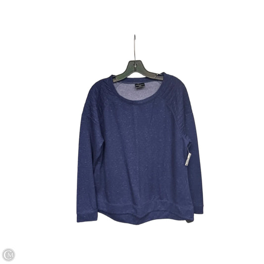 Athletic Top Long Sleeve Crewneck By 32 Degrees In Blue, Size: Xl