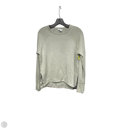 Athletic Top Long Sleeve Crewneck By Athleta In Green, Size: Xs