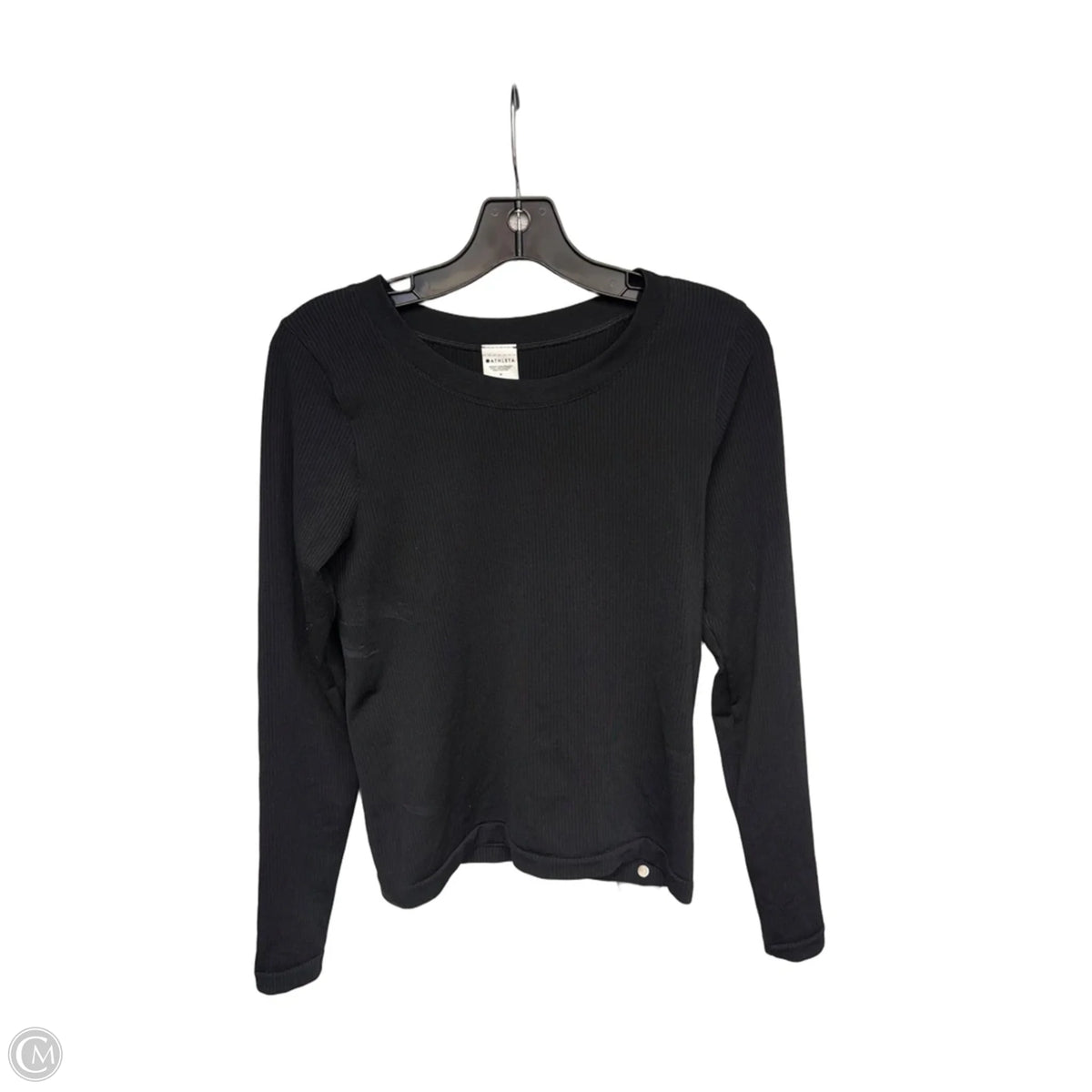 Top Long Sleeve By Athleta In Black, Size: M