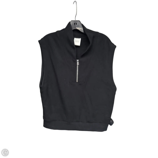Athletic Top Short Sleeve By Varley In Black, Size: L