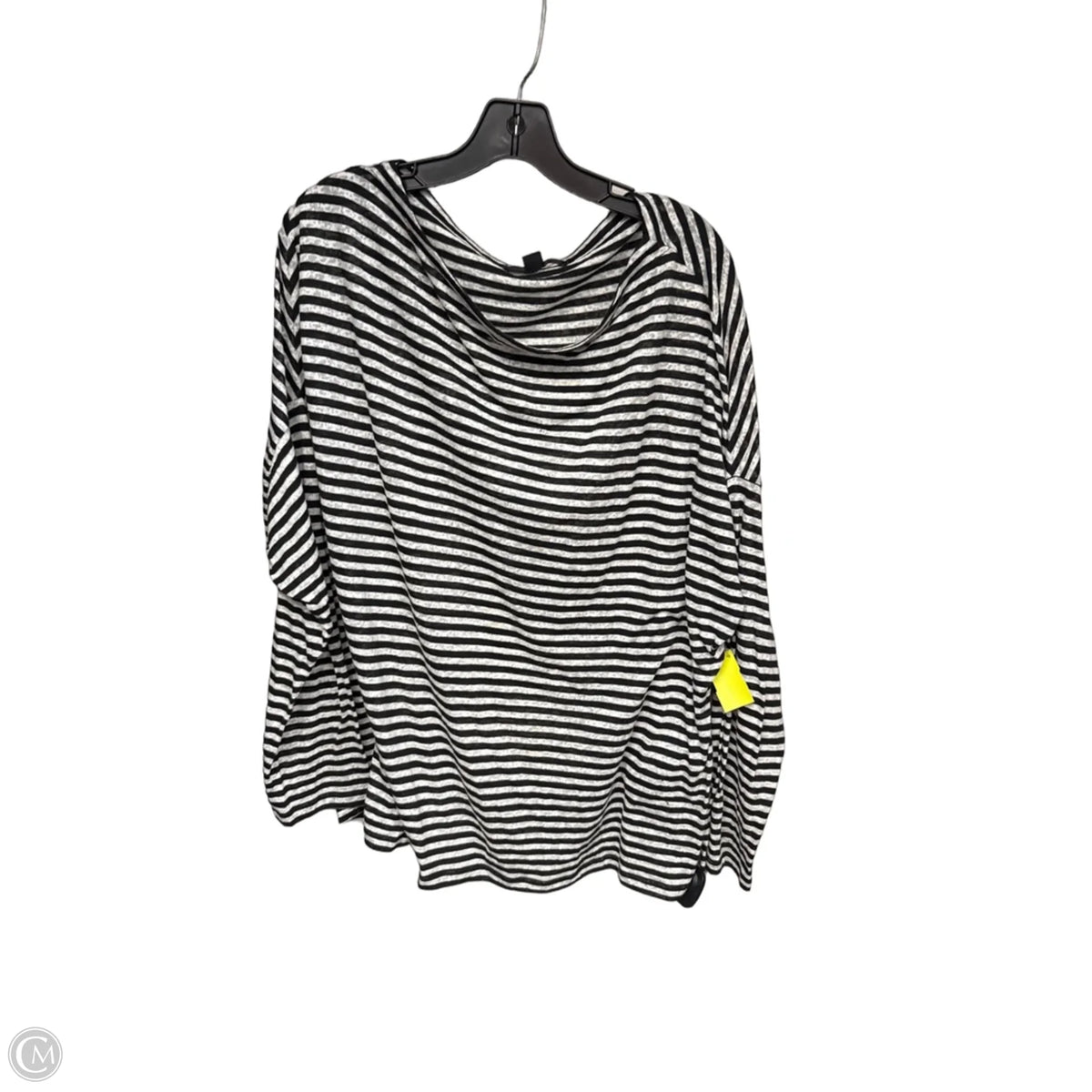 Top Long Sleeve Designer By All Saints In Striped Pattern, Size: M