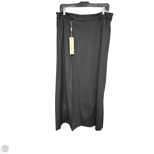 Skirt Maxi By Clothes Mentor In Black, Size: Xl